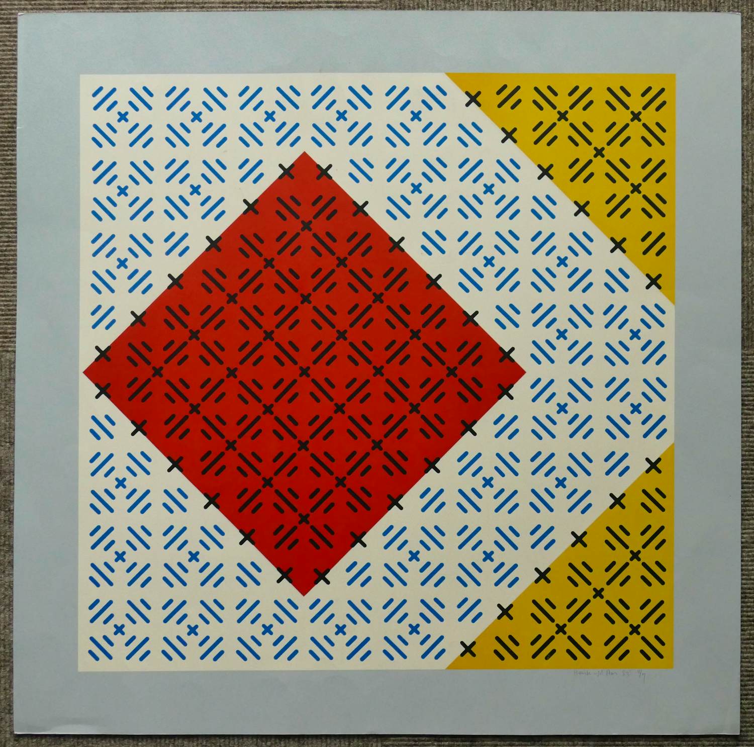 Henk van der Plas - Abstract Geometrische Compositie kaufen? Bieten Sie von 50!
