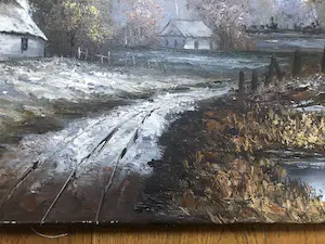 Henner Knauf - Winter landschap kopen? Bied vanaf 15!