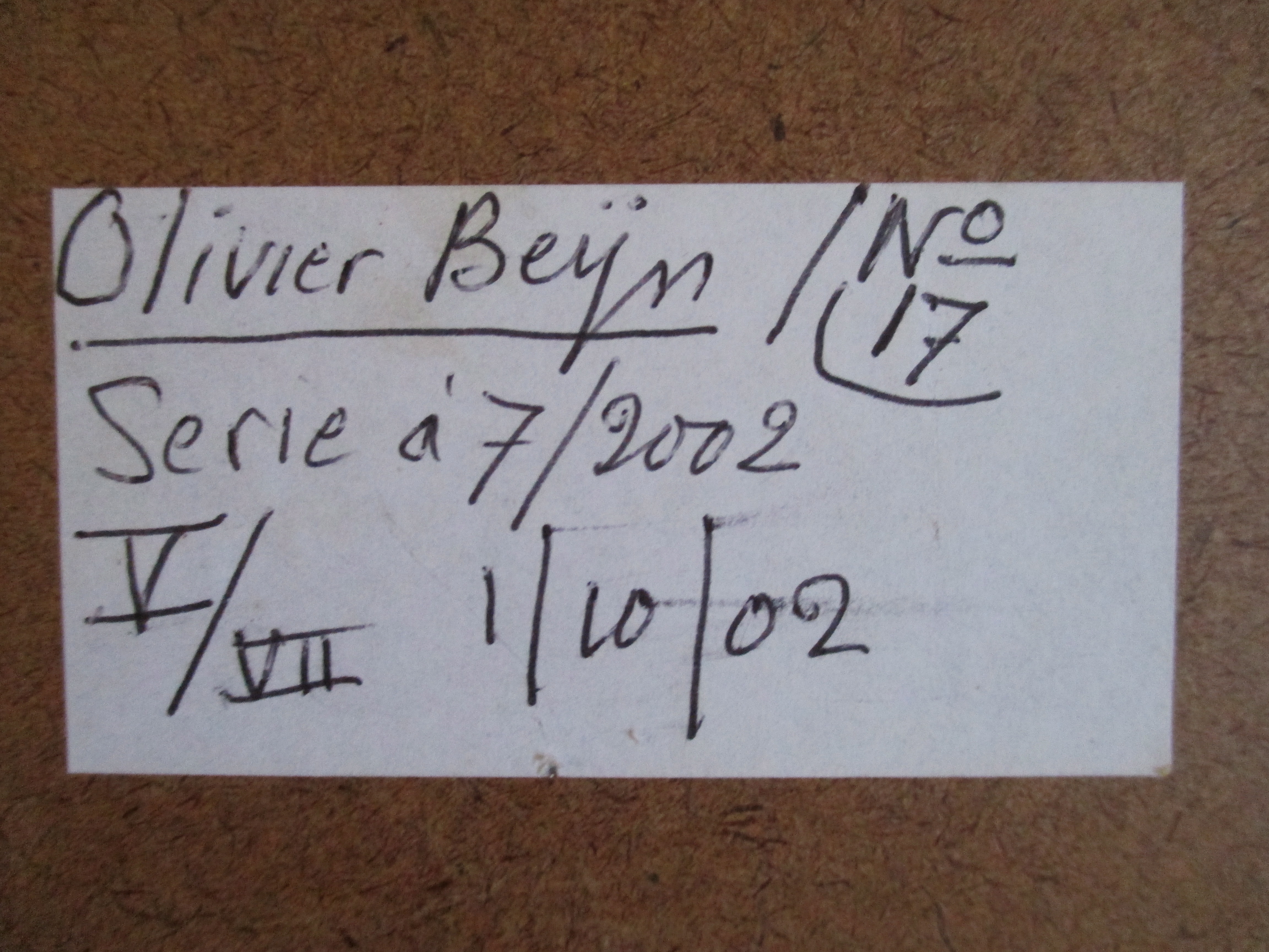 Olivier Beijn - Gelijste kleurenets Compositie VII kleine oplage kopen? Bied vanaf 45!