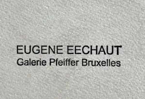 Eugène Eechaut - Abstrakte Komposition eines Blumenstraußes in Gouache 1970 / Galerie Pfeiffer Brüssel kopen? Bied vanaf 70!