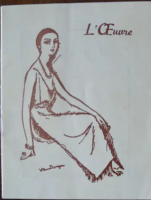 Kees van Dongen - L'oeuvre,lithografie cover , inclusief boekje, 1923 kopen? Bied vanaf 150!