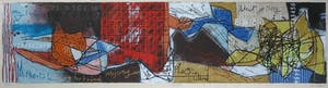 Mohammed Quraish - Zeefdruk, Flying II - Ingelijst (Groot) kopen? Bied vanaf 50!