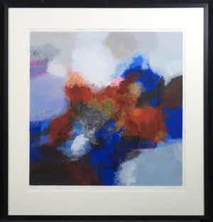 Eelco Maan - Zeefdruk, The light of the world - Ingelijst (Galeriewaarde €1250) verkocht voor € 58!