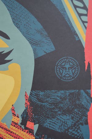 Shepard Fairey - Target Exceptions - gesigneerd kopen? Bied vanaf 1!