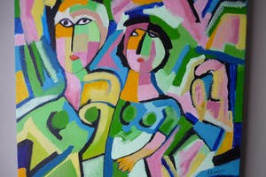 Louis Lambry - " Sweet dream" 80X80 cm Groot formaat kopen? Bied vanaf 499!