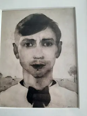 Jan Mankes - Originele Heliogravure Zelfportret 1923 kopen? Bied vanaf 120!