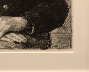 Aat Veldhoen - Portret van een Man, 1964 - Rotaprint op papier kopen? Bied vanaf 40!