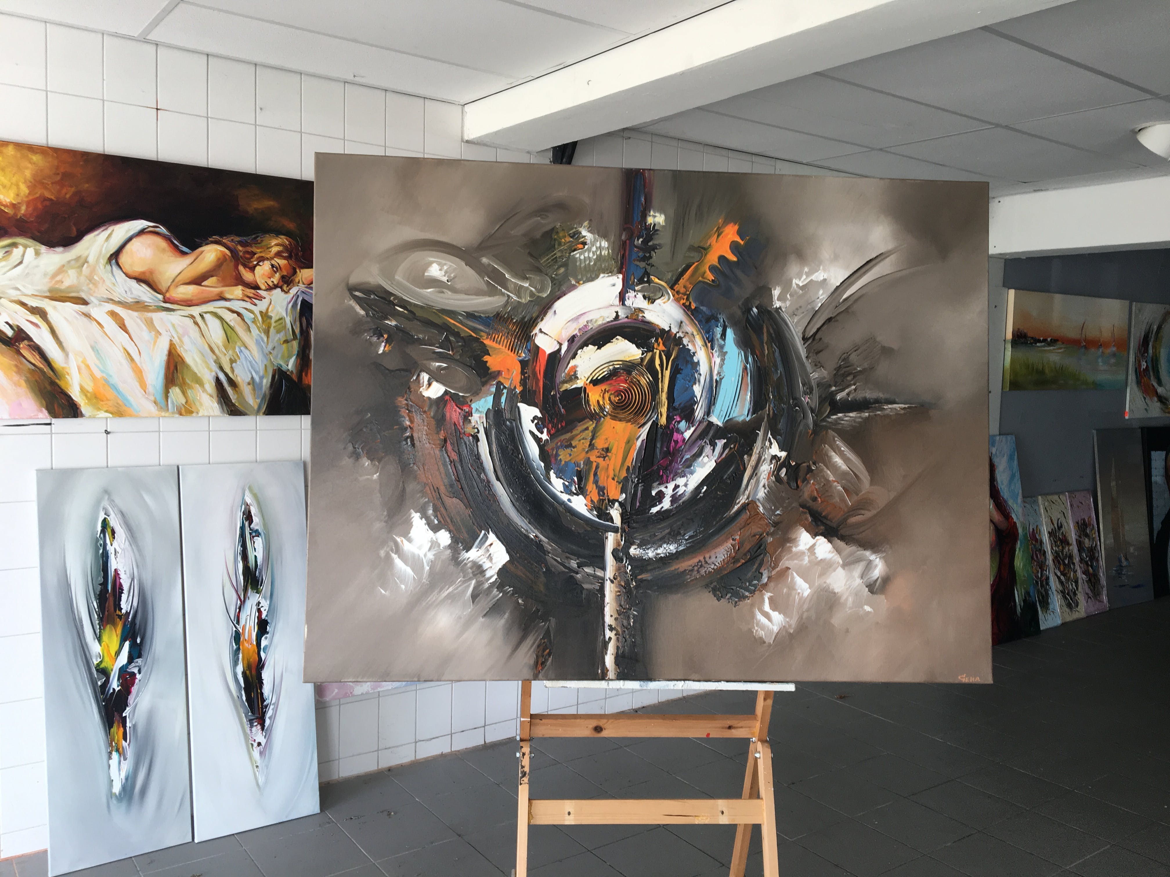 Gena Genadyj - Abstract “Lost in time” kopen? Bied vanaf 250!
