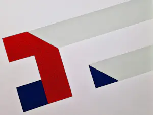 AcheterJan van Zonneveld - in beperkte oplage gemaakte geometr. zeefdruk "VLAG II" gesigneerd? Enchérissez de 35!