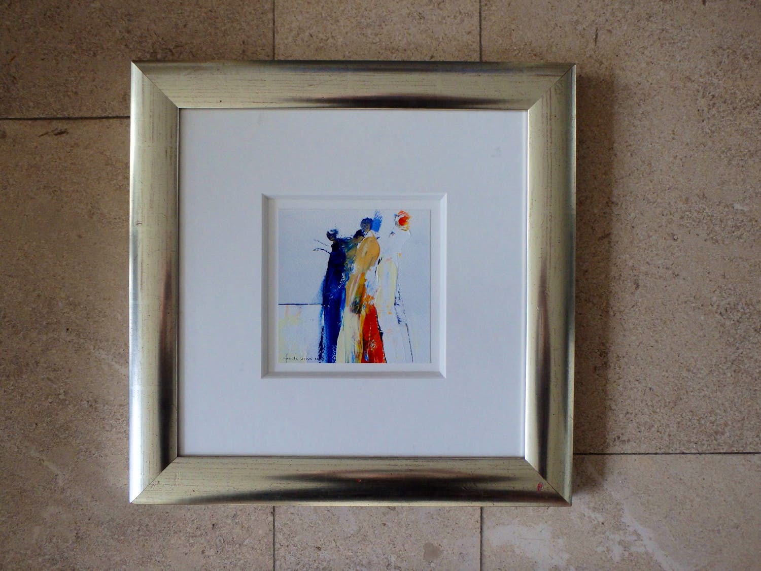 Paula Evers - abstraherende figuren verkocht voor € 75!