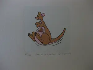 Niet of onleesbaar gesigneerd - 12 Handgekleurde etsjes van Winnie the Pooh/Disney kopen? Bied vanaf 1!