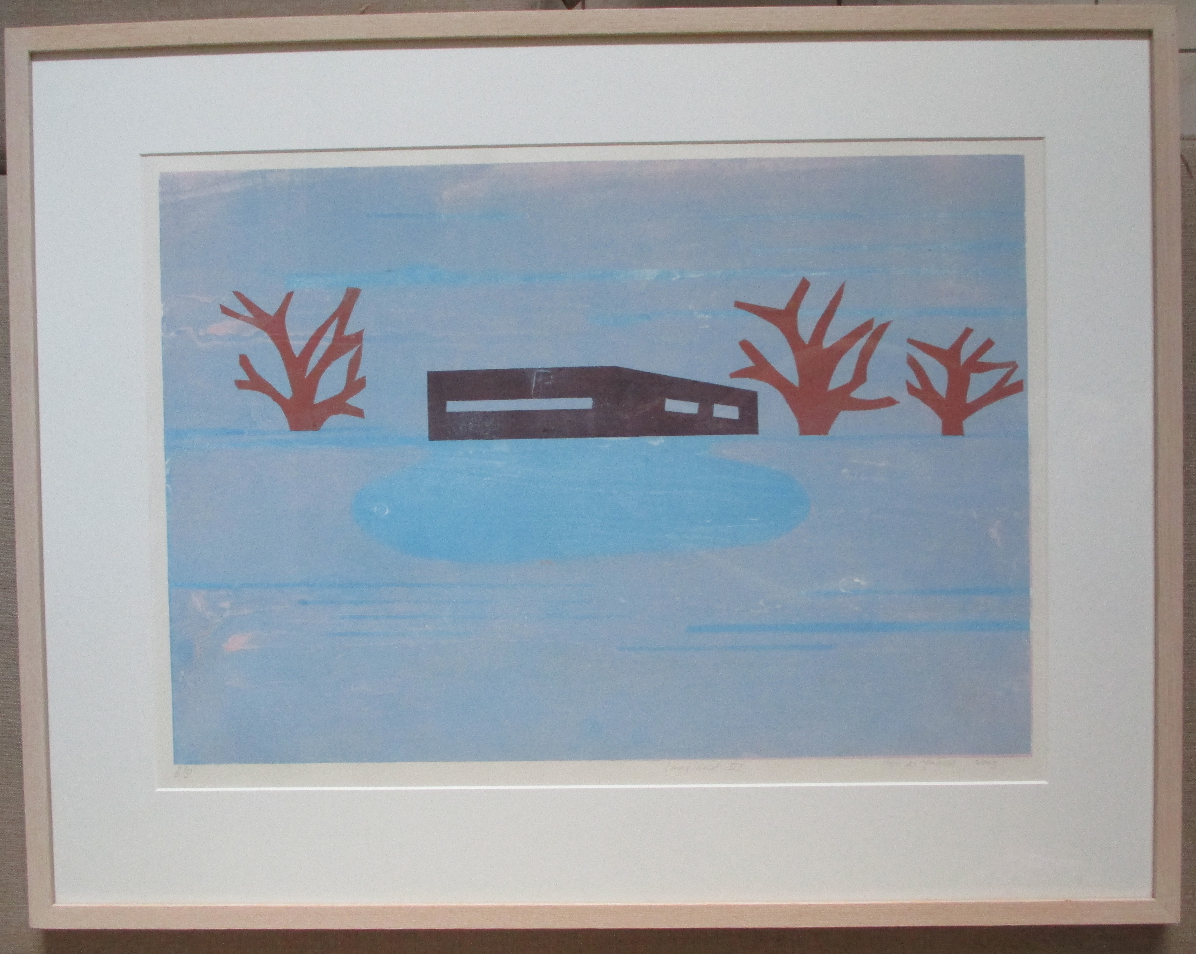 Margot de Jager - Grote gelijst aluminiumprint 'Laagland III'- kleine oplage- Barth Lijst kopen? Bied vanaf 60!