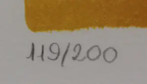 Corneille - Ingelijste kleuren litho: Compositie met figuren - 1992 kopen? Bied vanaf 395!