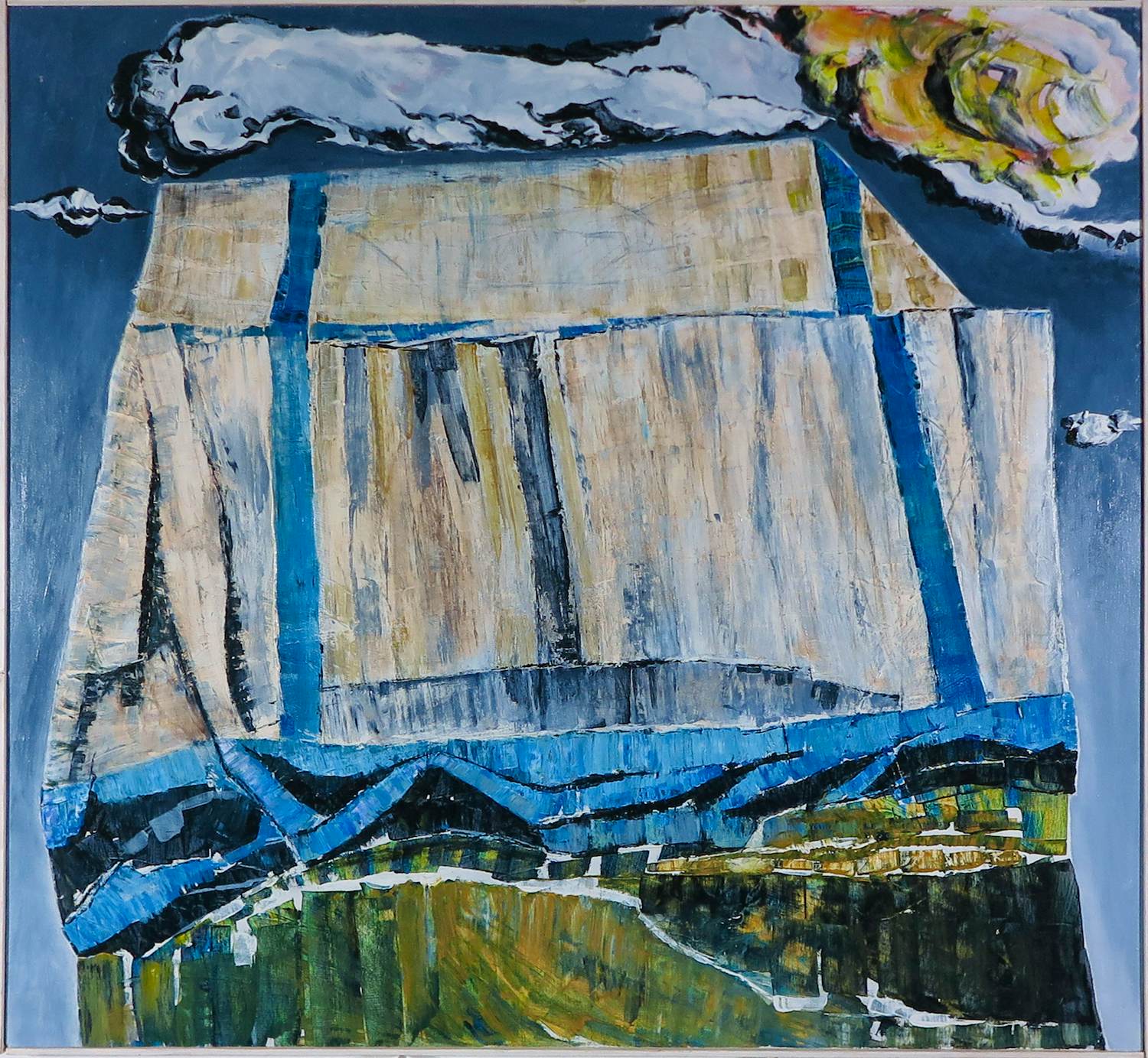 Sophie Mellema - Acryl op paneel, Zonder titel - Ingelijst (Groot) kopen? Bied vanaf 100!