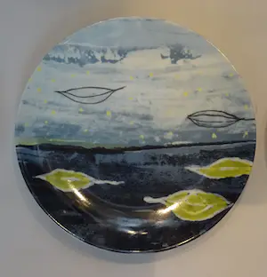 Plateelbakkerij Schoonhoven - set van 4 diverse kunstborden kopen? Bied vanaf 50!