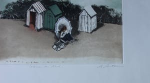 Annapia Antonini - ets: strandgezicht kopen? Bied vanaf 35!