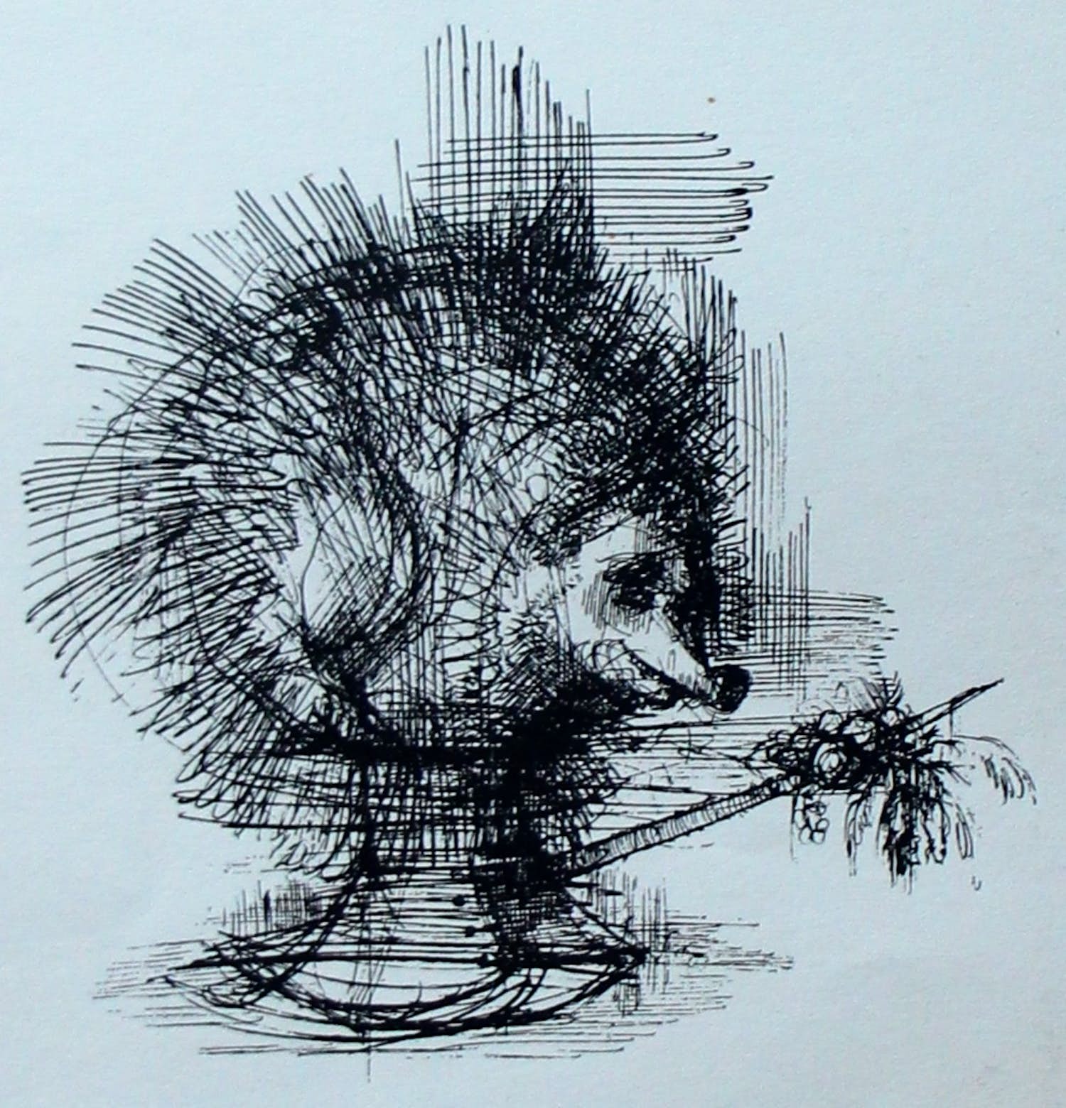 Dirkje Kuik - Clichedruk: Egeltje verkocht voor € 25!