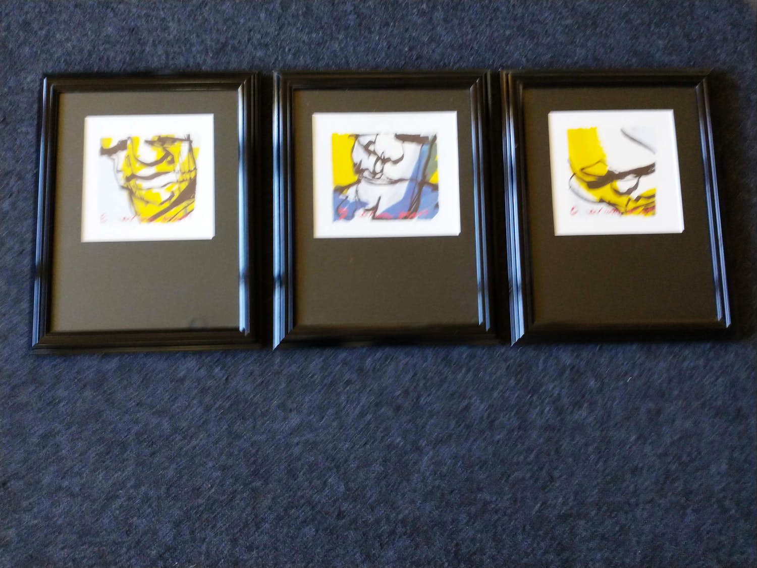 Herman Brood - 3 x Portret (complete serie) verkocht voor € 169!