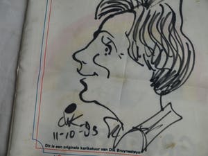 Dik Bruynesteyn - Karikatuur tekening t.b.v. Greenpeace – gesigneerd - 1983 kopen? Bied vanaf 1!