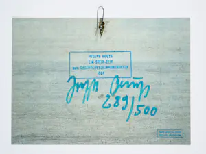 Joseph Beuys - Ein Stein Zeit kopen? Bied vanaf 1090!