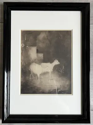 AcheterJan Mankes - Originele Heliogravure 2 Geitjes in Bosch 1923? Enchérissez de 1!
