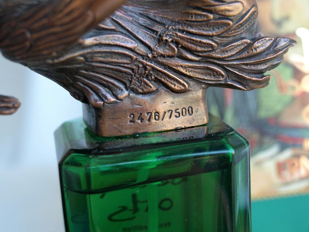 Ernst Fuchs - Bronzen beeld op parfumfles , Papageno – 1998  kopen? Bied vanaf 175!