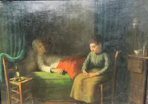 Jan Theuns - Bijzonder oud schilderij van Johannes Theuns kopen? Bied vanaf 250!