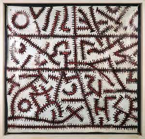 Stephen Eastaugh - Acryl op zeil, Derailed - Ingelijst (Groot) verkocht voor € 200!