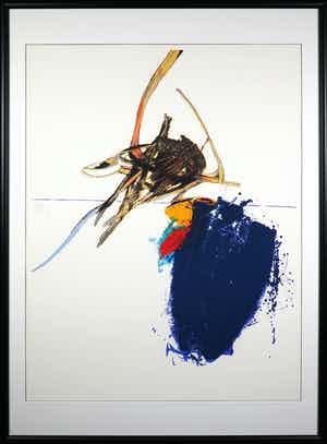 Arty Grimm - Zeefdruk, Zonder titel - Ingelijst (Groot) verkocht voor € 70!