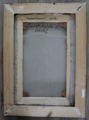 Liesbeth Rahder - Olieverf op doek: Berberblauw - 1997 kopen? Bied vanaf 299!