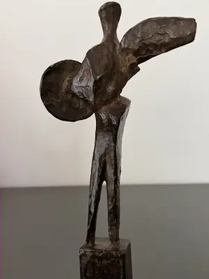 Loek Bos - Warrior a la Henry Moore + boek kopen? Bied vanaf 325!