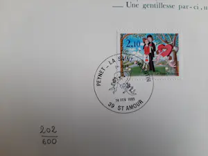 Raymond Peynet - Litho, titel, Une gennillesse par-ci, une caresse par-la on a jamaais fini kopen? Bied vanaf 45!