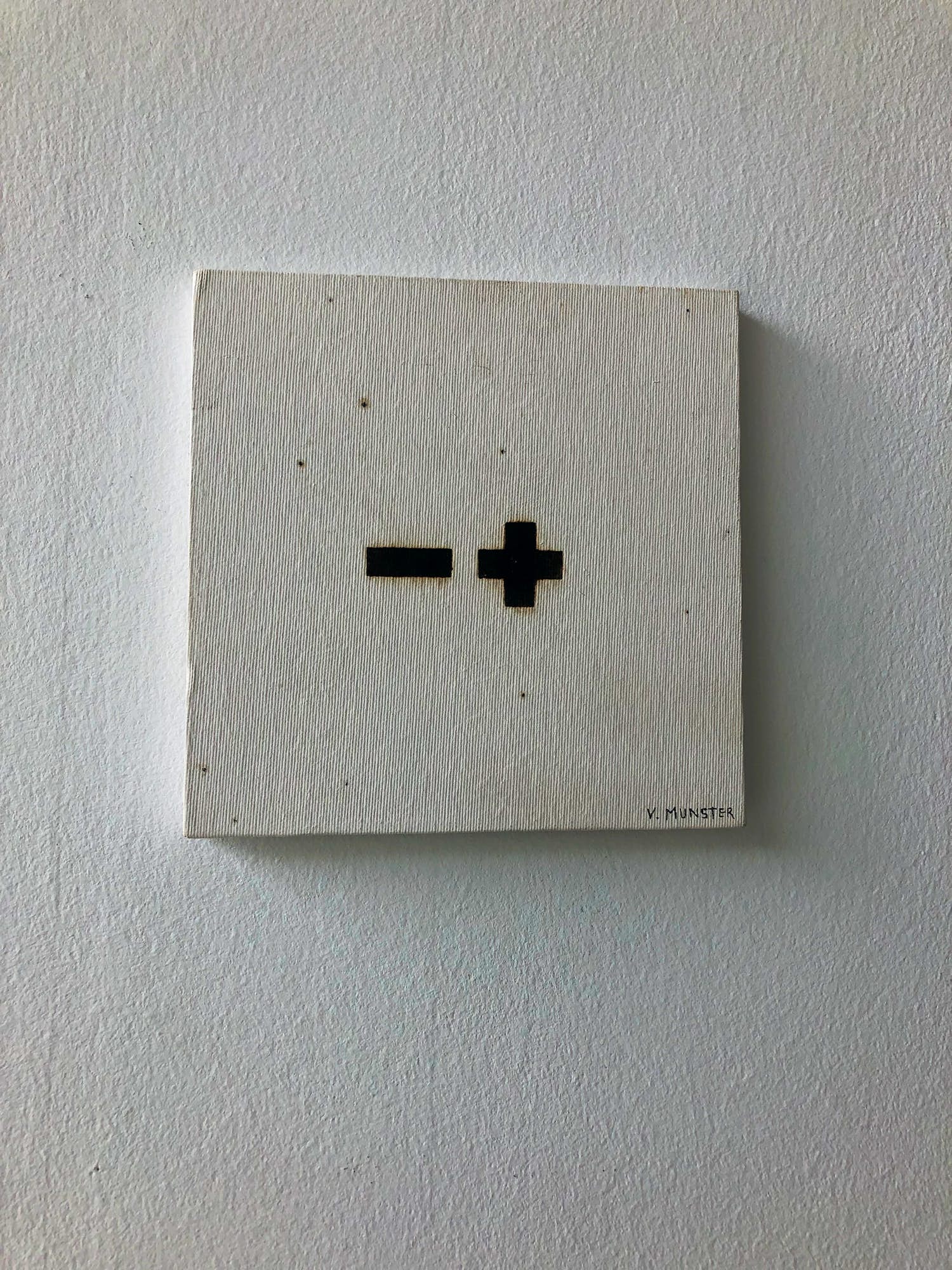 Jan van Munster - MIN IS PLUS verkocht voor € 150!