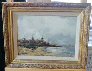 Hermanus Koekkoek (jr.) - Huisjes aan het water verkocht voor € 550!