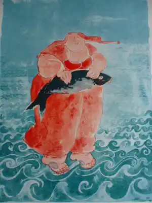 Ada Breedveld - Litho, Titel, Sea Woman verkauft für € 50!
