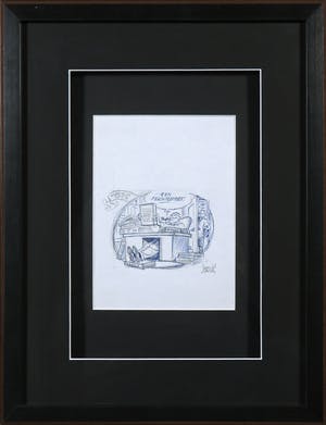 Peter Pontiac - Ontwerptekening in potlood en pen kopen? Bied vanaf 1!