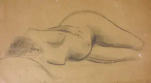 Janus Nuiten - Verschillende technieken, Lot van 40 schetsen van figuren kopen? Bied vanaf 100!