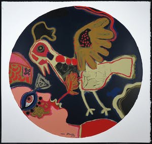 Corneille - Zeefdruk, Libre oiseau kopen? Bied vanaf 180!