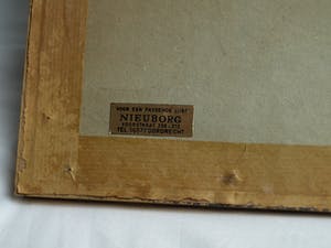 Niet of onleesbaar gesigneerd - Aquarel , “Vrouw wast haar voeten” - ingelijst kopen? Bied vanaf 1!