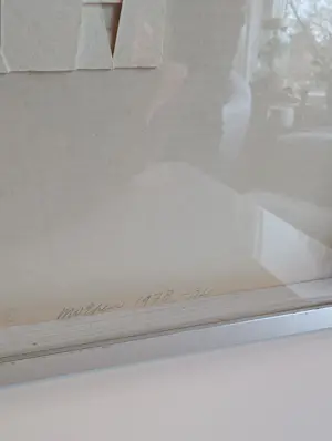 Marijke van Epen - Papier reliëf gevlochten 1978 kopen? Bied vanaf 40!