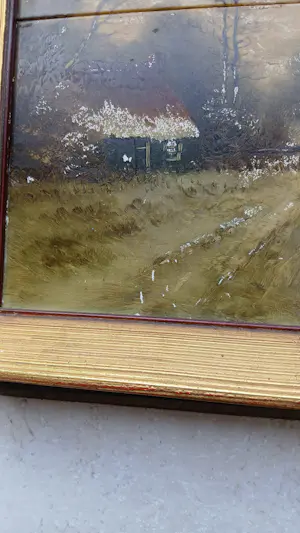 Curiosa - schilderij tegeltableau winters landschap naar Louis Apol kopen? Bied vanaf 10!