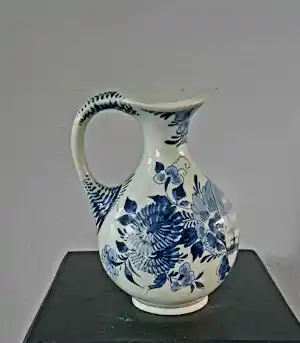 Potterie Oud Delft - Handgeschilderd Delfts Blauw Kannetje , Gesigneerd : J.P. Groen verkauft für € 30!