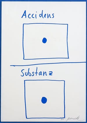 A.R. Penck - Zeldzame, handgesigneerde litho, Accidens Substanz kopen? Bied vanaf 1!