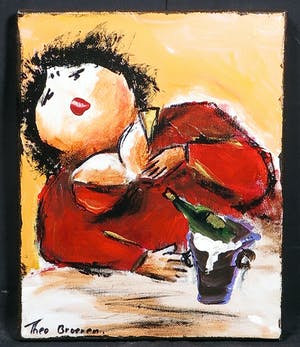 Theo Broeren - Acryl op Doek, Zonder titel kopen? Bied vanaf 1!