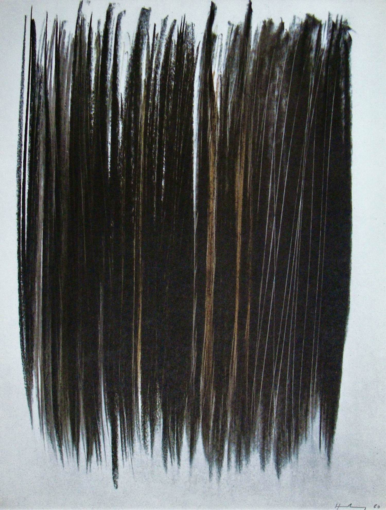 Hans Hartung - Pastel P. 1960-76 - Offsetlithografie gesigneerd - 1961 kopen? Bied vanaf 120!