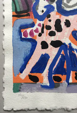 Corneille - kleurrijke zeefdruk - 1991 kopen? Bied vanaf 175!