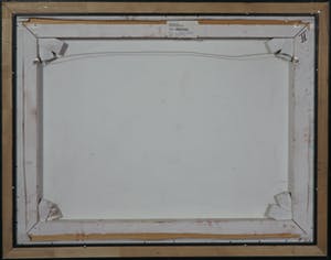 Bert Grotjohann - Gemengde techniek op doek, Byzantijns landschap II - Ingelijst (Groot) kopen? Bied vanaf 100!