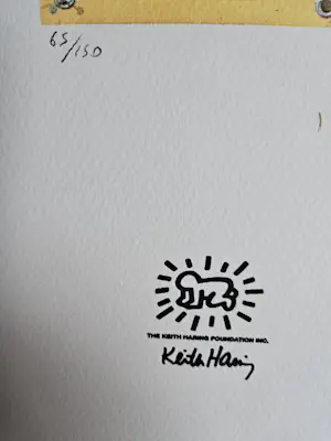 Keith Haring - Zwemmen kopen? Bied vanaf 100!
