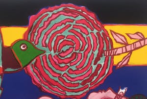 Corneille - litho ‘Nu a la Rose ‘ - 1981 - oplage 200 kopen? Bied vanaf 295!
