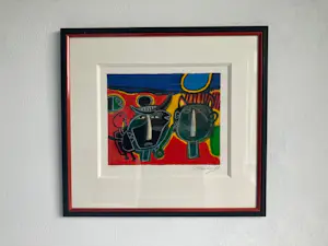 Corneille - Fantasie figuren ***prachtig ingelijst, topcadeau of voor jezelf*** kopen? Bied vanaf 250!